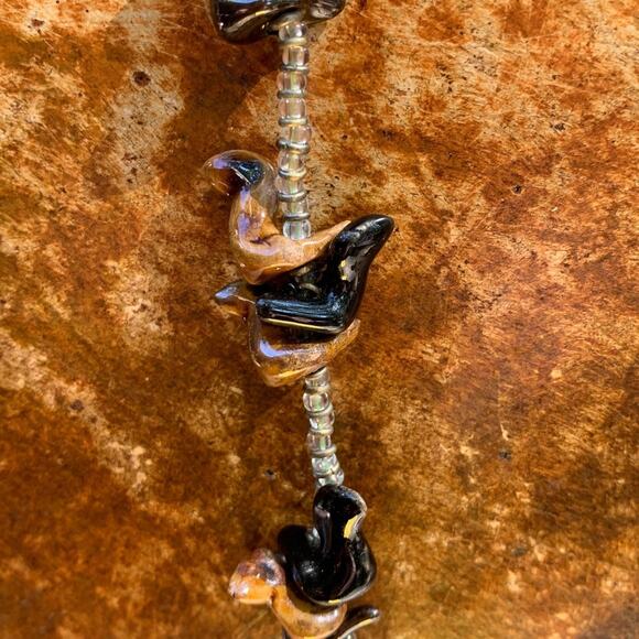 Vintage Native American Ceramic Fetish Necklace - Picture 3 of 4